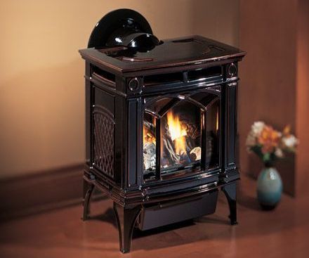 Regency H15 Hampton Cast Iron Gas Stove Fireplace in brown