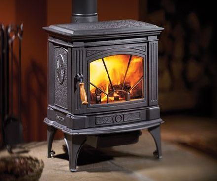 Regency H200 Hampton Cast Iron Wood Stove Fireplace black