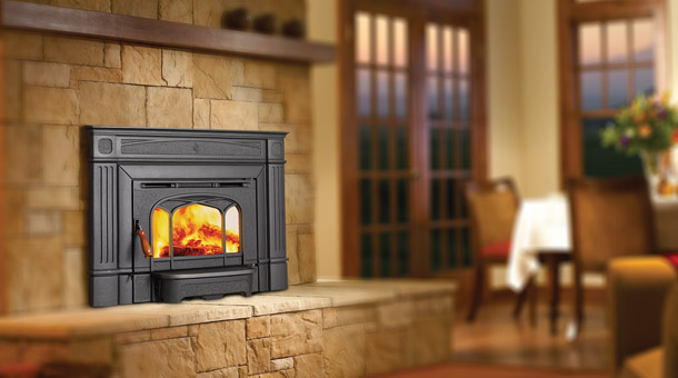 Regency HI200 Hampton Cast Iron wood fireplace insert